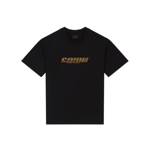 HERITAGE T-SHIRT CLASSIC LOGO GOLD BLACK