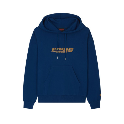 HERITAGE HOODIE CLASSIC LOGO GOLD NAVY